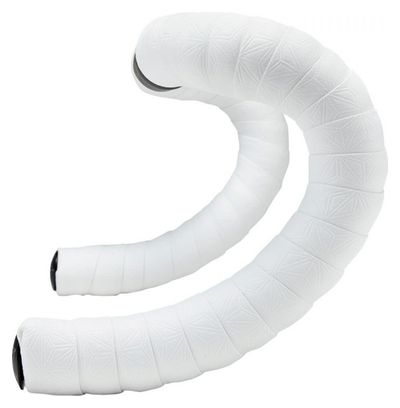 Supacaz Suave Gel White Hanger Tape Black Cap