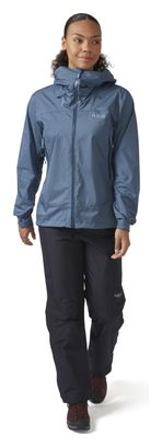 Women's Rab Downpour Plus 2.0 Waterproof Jacket Blue