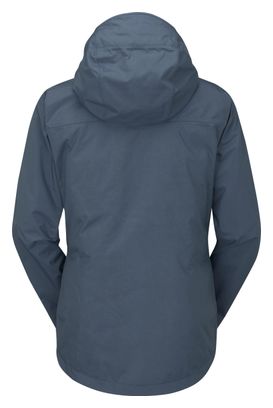 Women's Rab Downpour Plus 2.0 Waterproof Jacket Blue