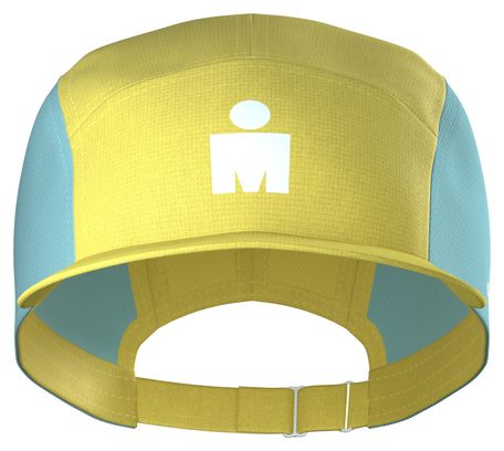 Compressport 5-Panel Ironman 2026 Cap - Yellow/Gray/Blue