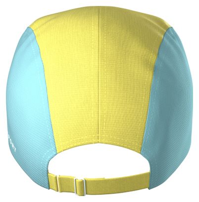 Compressport 5-Panel Ironman 2026 Cap - Yellow/Gray/Blue