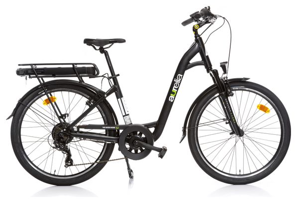 i-Bike, City Easy Urban Vélo électrique à pédalage assisté, Unisexe, Adulte, Noir, Taille Unique