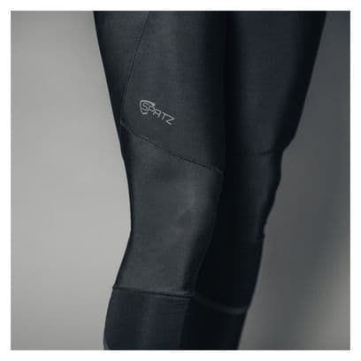 Long Tights With Integrated Vest Spatzwear Bibz Black