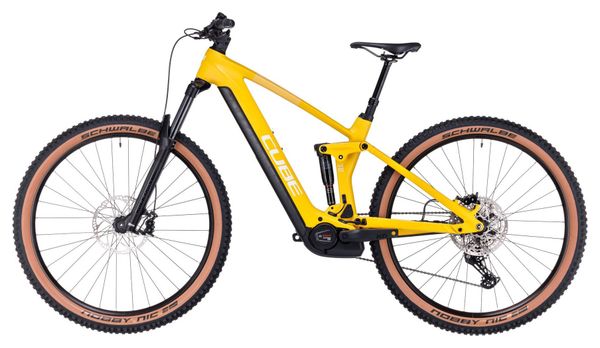 Cube Stereo Hybrid 140 HPC Pro 750 Electric Full Suspension MTB Shimano Deore 11S 750 Wh 29'' Vivid Sun Yellow 2024