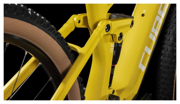 Cube Stereo Hybrid 140 HPC Pro 750 Electric Full Suspension MTB Shimano Deore 11S 750 Wh 29'' Vivid Sun Yellow 2024