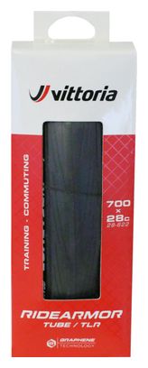 Neumático de Carretera Vittoria RideArmor 700 mm Tubeless Ready Plegable ArmorSkin Graphene + Silica 2C Compound