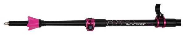 Bastones de senderismo CAMP Backcountry GT W rosa/negro para mujer