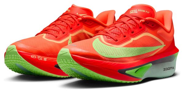 Nike Zoom Fly 6 Hardloopschoenen Rood/Groen Heren