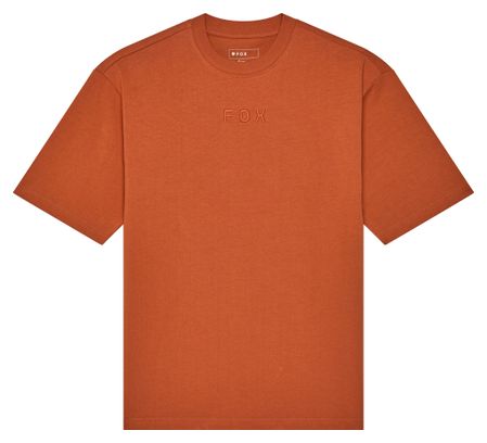 Maglietta oversize arancione Fox Wordmark Uomo