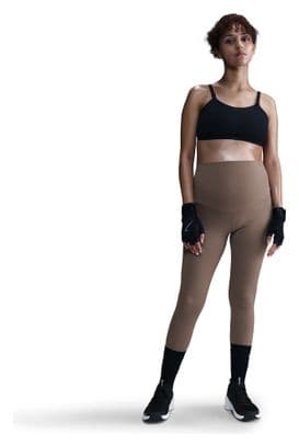 Nike (M) One Zwangerschapslegging Dames 7/8 Tight Bruin