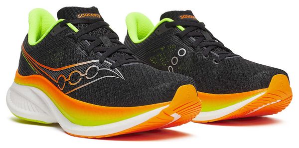 Saucony Endorphin Speed 5 Hardloopschoenen Zwart/Oranje/Geel voor Heren