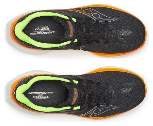 Saucony Endorphin Speed 5 Hardloopschoenen Zwart/Oranje/Geel voor Heren