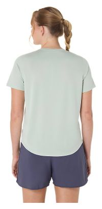 Maillot mangas cortas Asics Core Run Mujer Verde