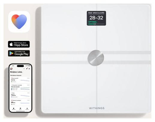 Balance connectée Withings Body Comp - Blanche