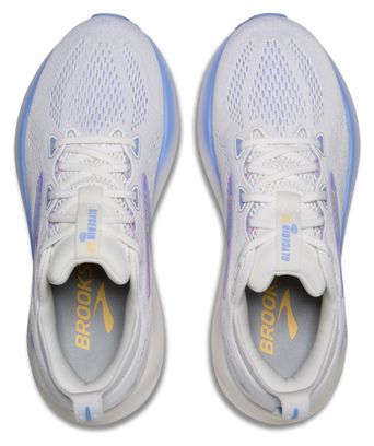 Chaussures Running Brooks Glycerin 22 Blanc/Bleu Femme
