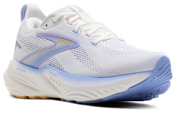 Chaussures Running Brooks Glycerin 22 Blanc/Bleu Femme