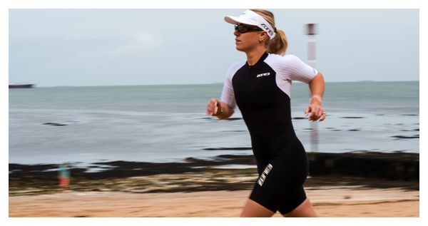 Muta triatlon Zone3 Lava Long Distance Nero/Bianco Donna