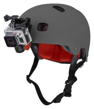Montaggio GOPRO anteriore per casco