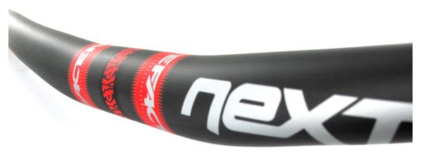 Cintre RACEFACE NEXT Carbone 35x760 mm Relevé 20mm Noir Orange RACE