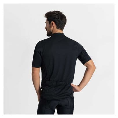 Maillot Manches Courtes Rogelli Core Homme Noir