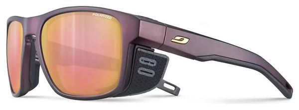 Occhiali da sole polarizzati Julbo Shield M cat. 3 Bordeaux / Oro