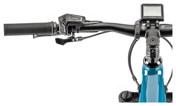 VTT Électrique Tout-Suspendu Moustache Bikes Samedi 27 Wide 3 Smart System Shimano Deore 11V 625 Wh 27.5'' Bleu Pétrole 2023