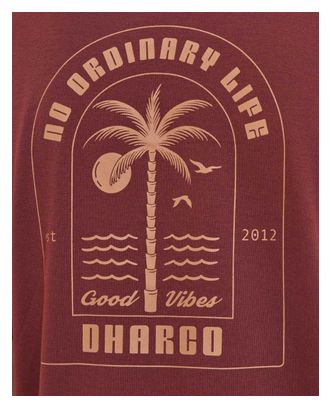 Dharco Graze Bordeaux Short Sleeve Technical T-Shirt