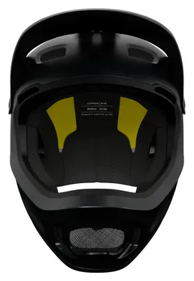 Gereviseerd product - Poc Coron Air MIPS Fullface Helm Zwart M