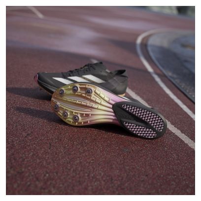 adidas Adizero Avanti Leichtathletikschuh Schwarz/Pink/Orange Unisex