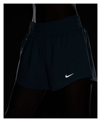 Short Nike One 3in Bleu Femme