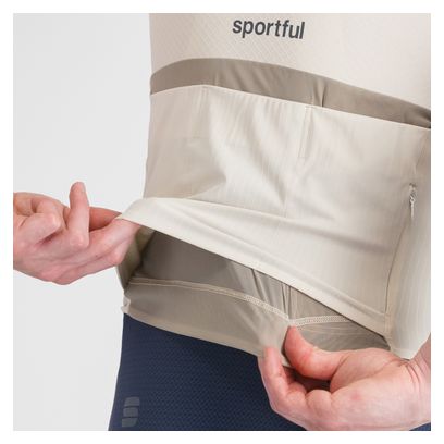 Maillot de manga corta Sportful Hyperepic blanco para hombre