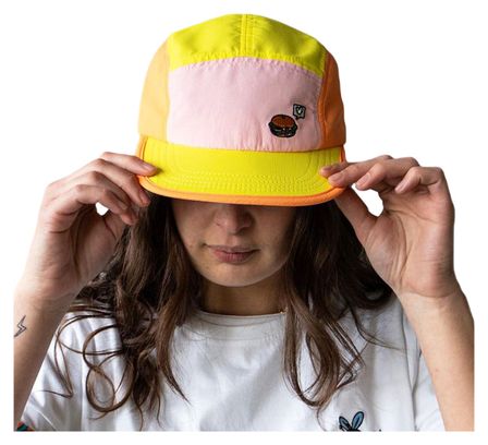 BV Sport 5 Panel "DBDB" Cap Pastell Gelb