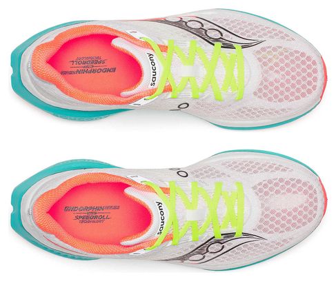 Saucony Endorphin Speed 5 Hardloopschoenen Wit/Multicolour voor Heren