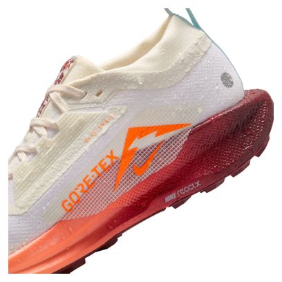 Nike Pegasus Trail 5 GTX Trailschoenen Beige/Rood Dames