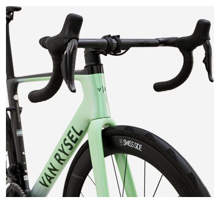 Road Bike Van Rysel RCR Pro Shimano Ultegra Di2 12V 700mm Green/Black