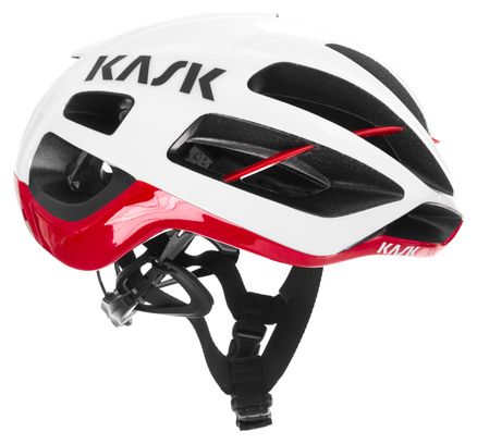 KASK Helmet White Red protonated