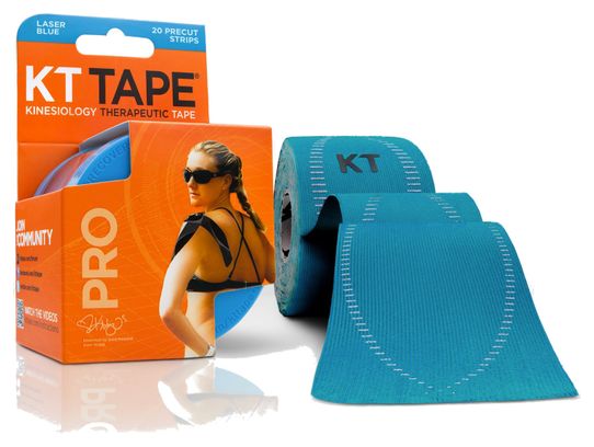 KT TAPE Roll precut tape PRO Blue 20 tapes