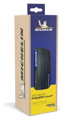 Pneu Route Michelin Power Cup TLR Competition Line 700 mm Tubeless Ready Souple Tubeless Shield Gum-X