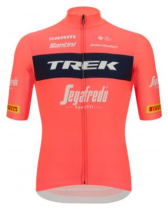 Santini Trek Segafredo 2022 Short Sleeve Jersey Pink