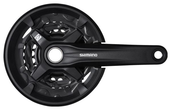 Shimano Crankset Altus MT210 3 x 9 170mm 40-30-22 Tandwielen Zwart