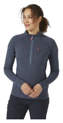 Polaire Demi-Zip Femme Rab Nexus Bleu