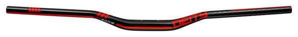 Cintre Deity Brendog 31 8 Aluminium 800mm Noir Rouge