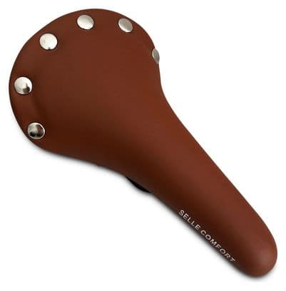 Selle de vélo Selle Comfort Marron Retro 27x15cm