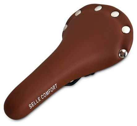 Selle de vélo Selle Comfort Marron Retro 27x15cm