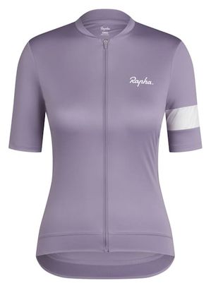 Rapha Core Women's Short-Sleeve Jersey, Lilac/White