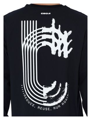 T-Shirt Running Circle Feel Good Run Track 2.0 Noir Homme