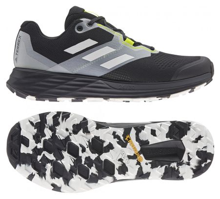 adidas Terrex Two Flow Trail Shoes Black/White