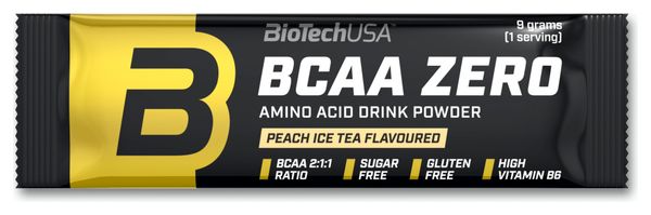 Sachet BioTechUSA BCAA Zero 9g Ice-Tea Pêche