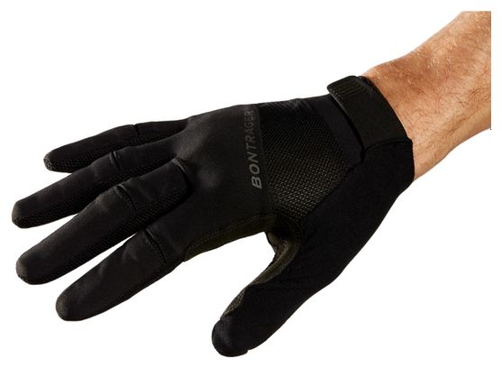 Bontrager Circuit Full-Finger Twin Gel Long Gloves Black