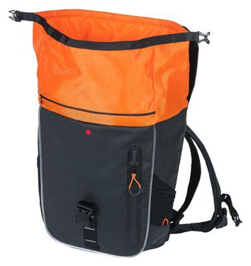 Basil Miles Tarpaulin Nordlicht 17L Backpack Black / Orange